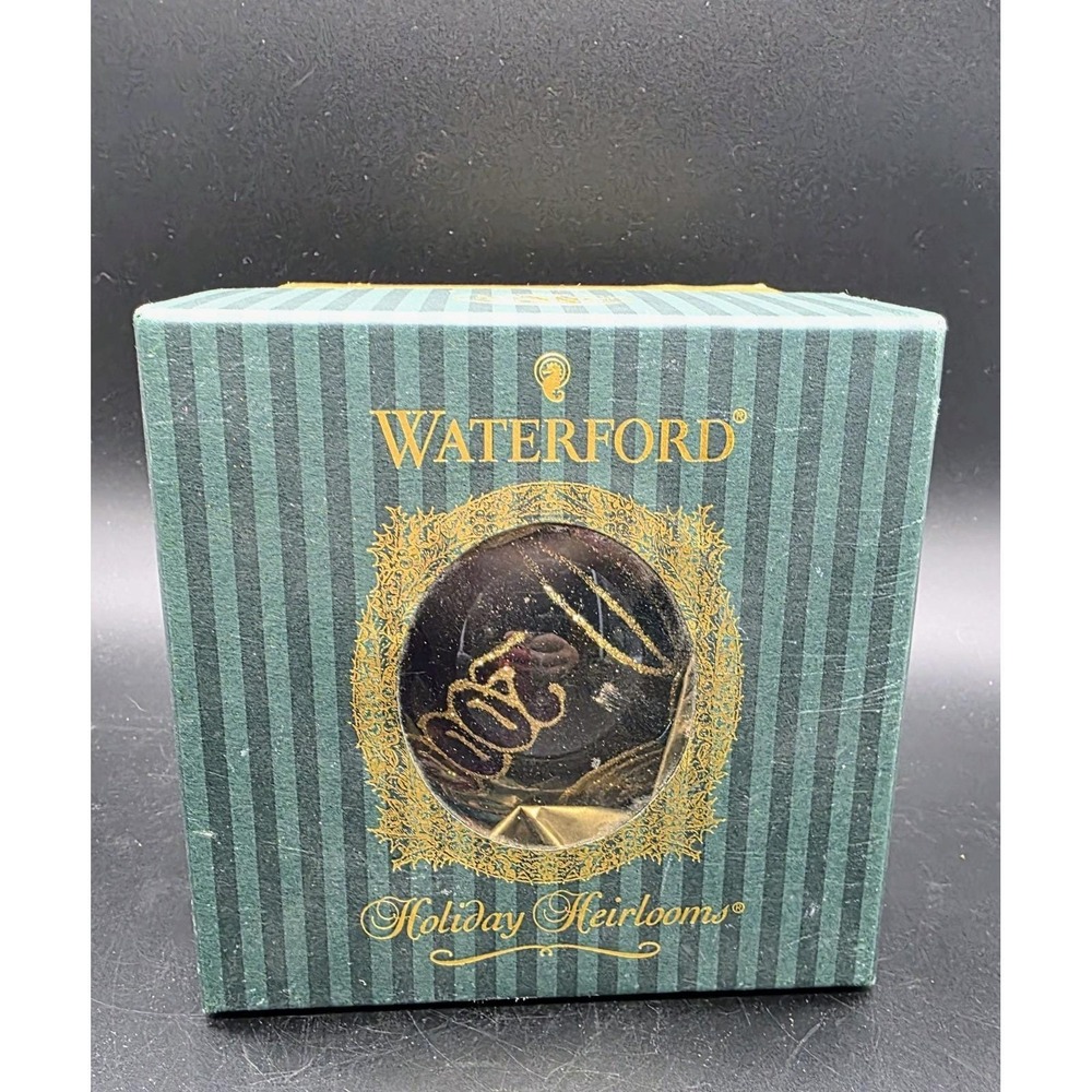 4"‎ WATERFORD Holiday Heirlooms Ornament New Year's Celebration Ball, 200-2001